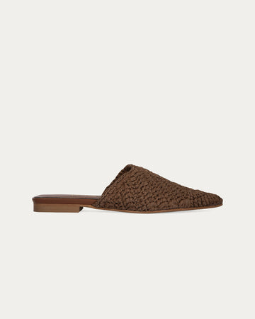 Brown Macramè Sandals, Vegan Eco-Friendly