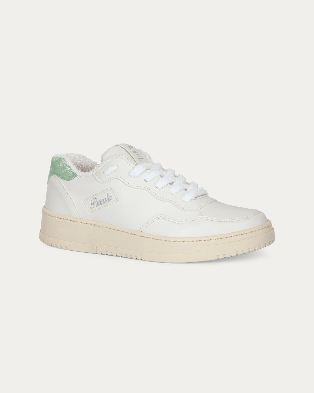 Lauren Sneakers White Green, Vegan Ecological