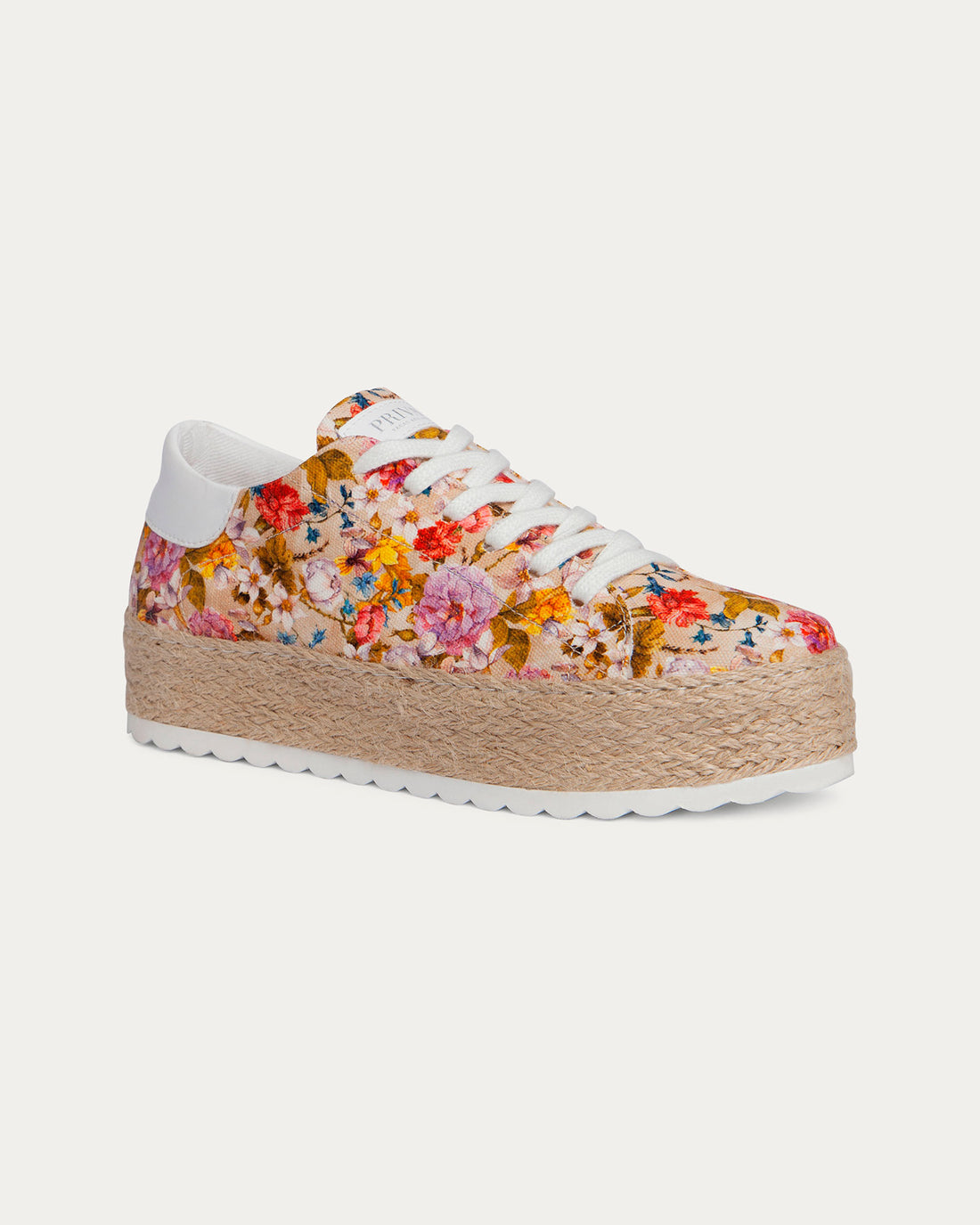 Gianna Floral Wedge Sneakers, Vegan Eco-Friendly