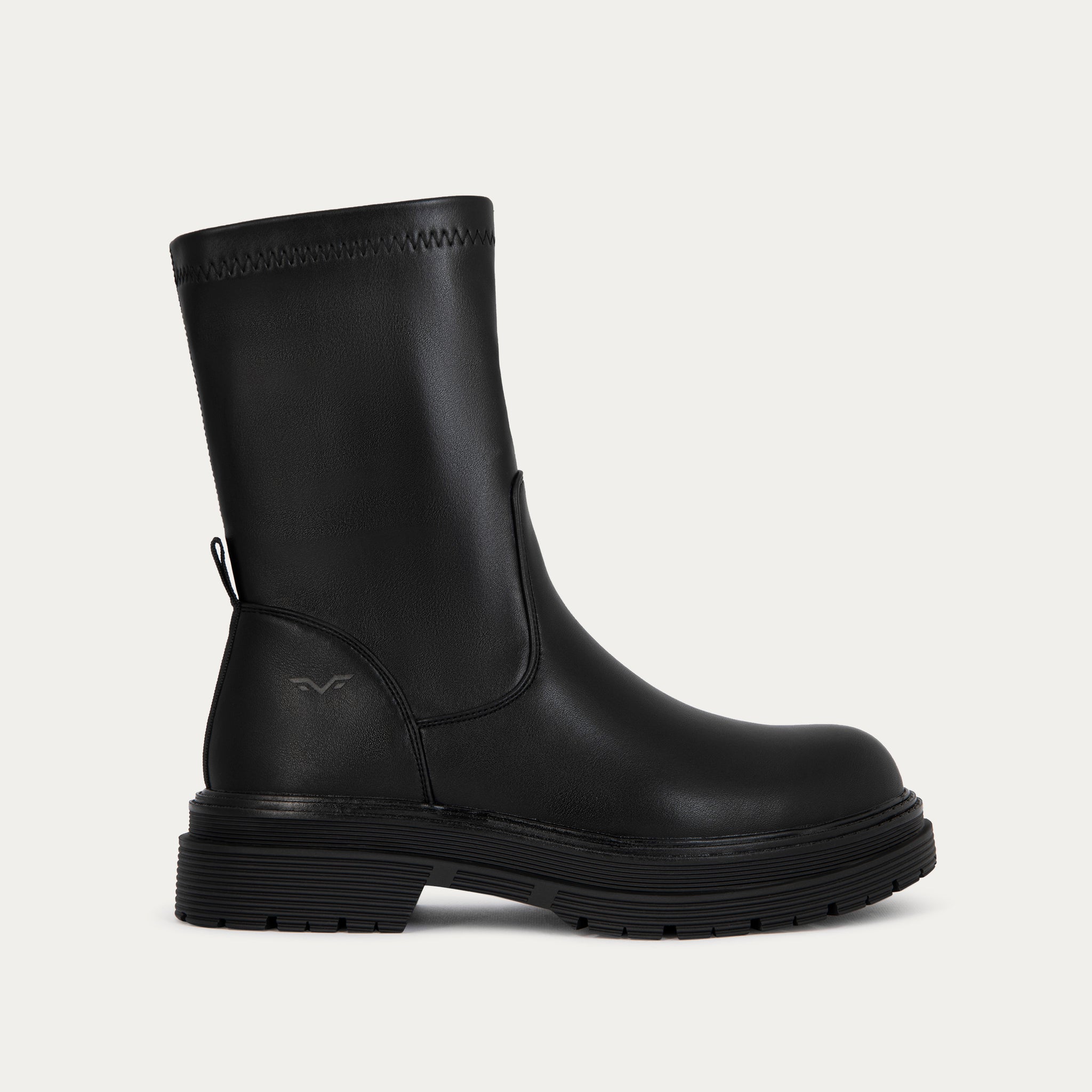 Amsterdam Stretch Zip Up Boots, Vegan Eco Friendly