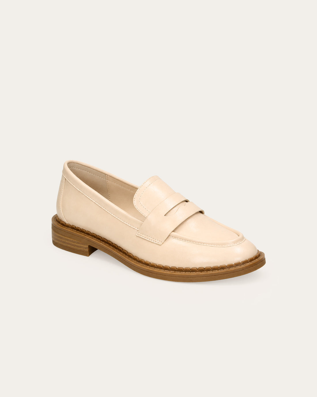 Mocassino Vittoria beige - vegan