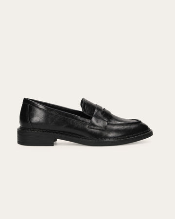 Mocassino Vittoria nero - vegan
