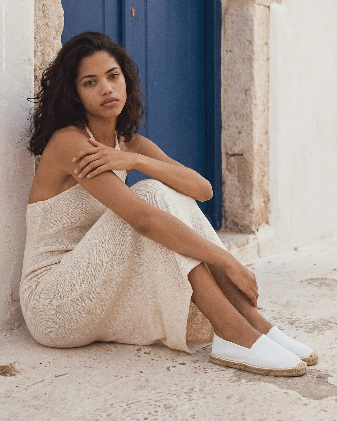 Espadrillas Alba bianco in canvas - vegan