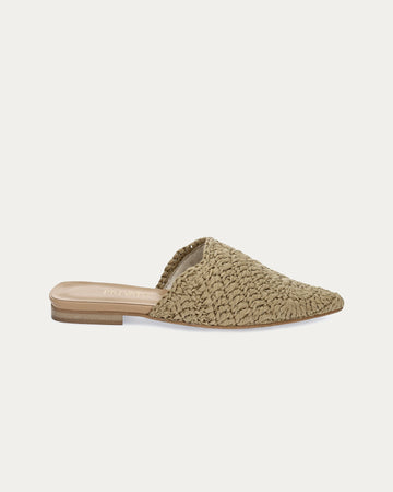Beige Macramè Sandals, Vegan Eco-Friendly