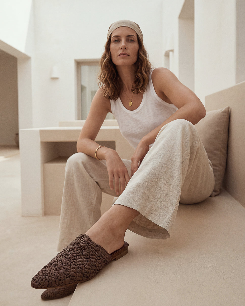 Sandali Macramè marrone, vegani ecologici