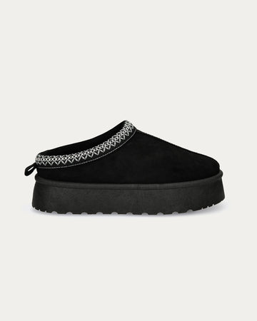 Black slip on, vegan eco-friendly