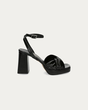 Carmen black heels, vegan eco-friendly