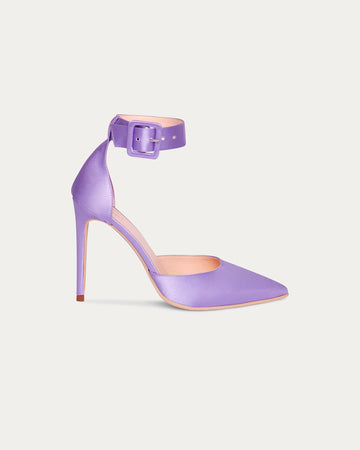 Valentina wisteria heels, eco-friendly vegan
