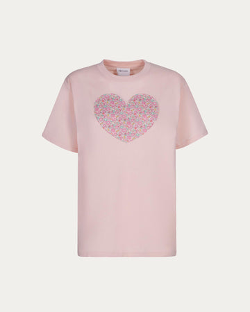 Liberty of London Heart T-Shirt Powder