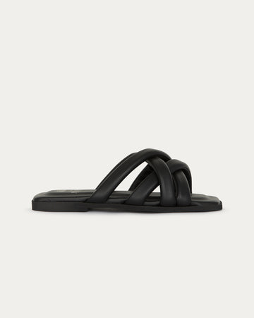 Capri Sandals Black, Vegan Eco-Friendly