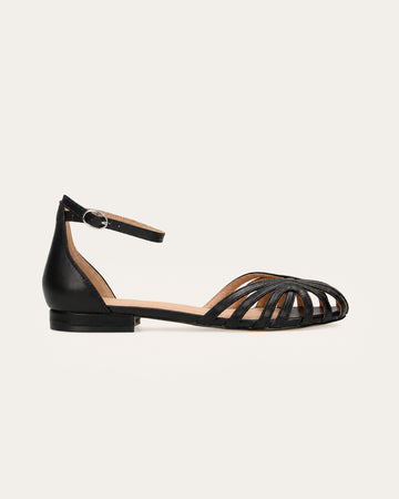 Capri Sandals Black, Vegan Eco-Friendly