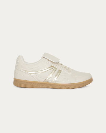 Katia White Gold Sneakers, Vegan Ecological